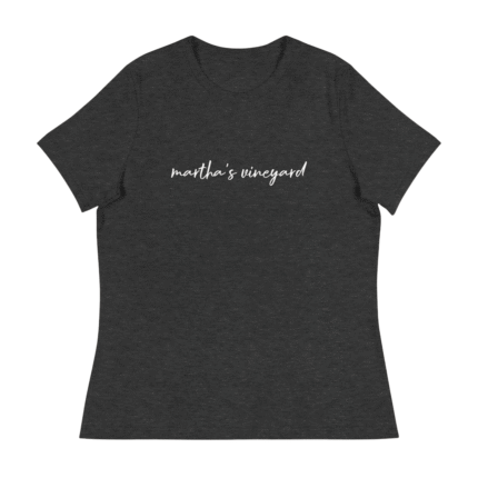 MARTHA'S VINEYARD WOMEN'S RELAXED T-SHIRT EDGARTOWN OAK BLUFFS LIFE NEW w/ TAGS